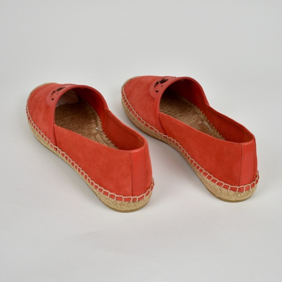 Tory Burch Red Canyon Suede Sidney Espadrille SZ 8 - Picture 7 of 8